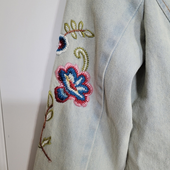 Y2K Candies Embroidered Bird Denim Jacket - Picture 5 of 7